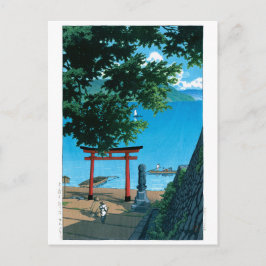 Ukiyoe - Hasui - Nr. 32 Chuzenji, Utagahama - Postkarte