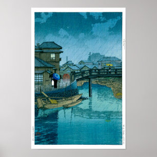 Ukiyoe - Hasui - Nr. 39 Shinagawa - Poster