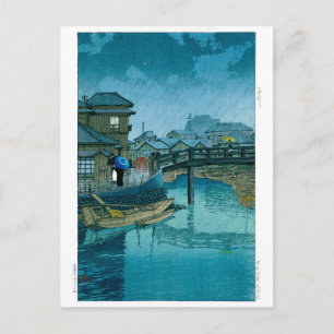 Ukiyoe - Hasui - Nr. 39 Shinagawa - Postkarte