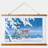 ukiyoe - hasui - Nr.4 Schnee auf Itsukushima -