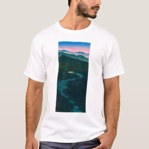 ukiyoe Hasui Nr. 58 Etchūs Ioritani-Pass T-Shirt