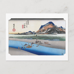 ukiyoe Hiroshige Nr.09-1 Odawara  Postkarte