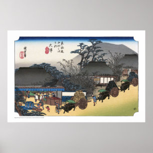 Ukiyoe - Hiroshige - Nr.53 Ōtsu - Poster