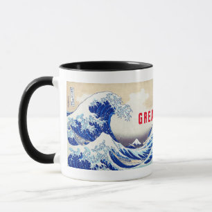 ukiyoe - Hokusai : No21 Great Wave - Tasse