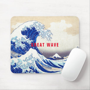 Ukiyoe - Hokusai : No.21 Great Wave - Mousepad