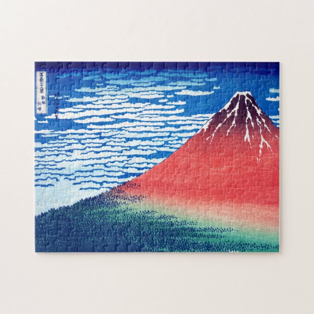 Ukiyoe - Hokusai : No.33 Red Fuji - Puzzle (Horizontal)