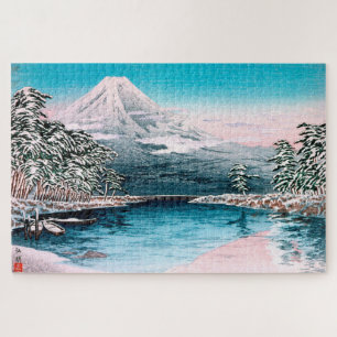 Ukiyoe [komei] 05 Fuji aus Tagonoura Puzzle