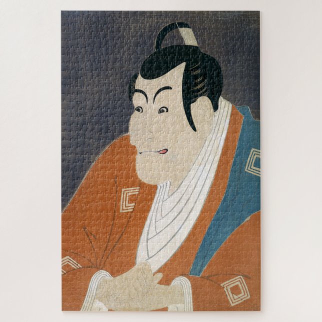 ukiyoe - syaraku - No.1 Ōtani Oniji - Puzzle (Vertikal)