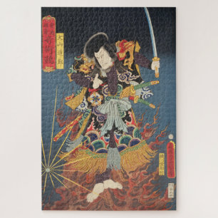 ukiyoe - Toyokuni - No.05 Inuyama Dōsetsu - Puzzle