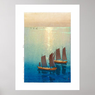ukiyoe - Yoshida - 01 - Glittering Sea Poster