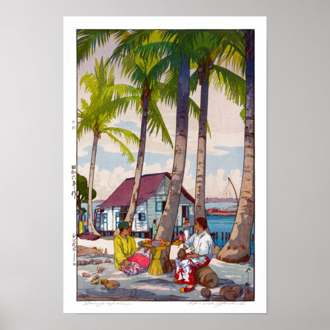 ukiyoe - Yoshida - 06 - Singapur - Poster (Vorne)