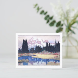 ukiyoe - Yoshida - 07 - Mount Rainier -  Postkarte