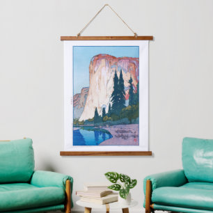 ukiyoe - Yoshida - 15 - El Capitan - Wandteppich Mit Holzrahmen