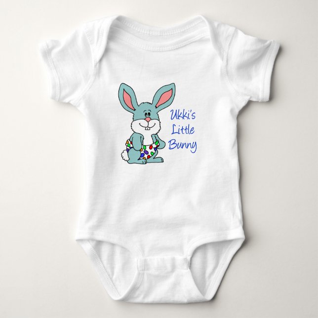 Ukki's kleiner Hase Baby Strampler (Vorderseite)