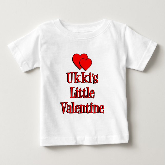 Ukkis kleines Valentin Baby T-shirt (Vorderseite)
