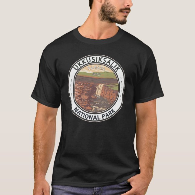 Ukkusiksalik National Park Canada Abzeichen T-Shirt (Vorderseite)