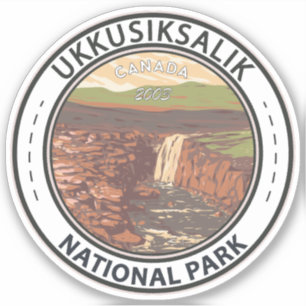 Ukkusiksalik Nationalpark Kanada Reisen Vintag Aufkleber