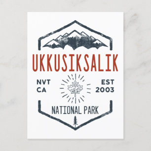Ukkusiksalik Nationalpark Kanada Vintage Postkarte