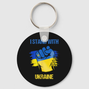 Ukraina Ruhm Unterstütze die Ukraine Steh mit der Schlüsselanhänger