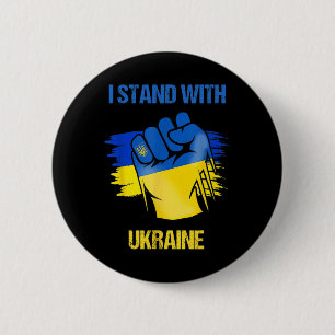 Ukraina Ruhm Unterstütze die Ukraine Stehe mit der Button