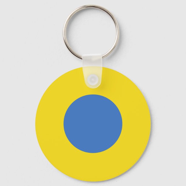 Ukraine Air Force Roundel Schlüsselanhänger (Vorderseite)
