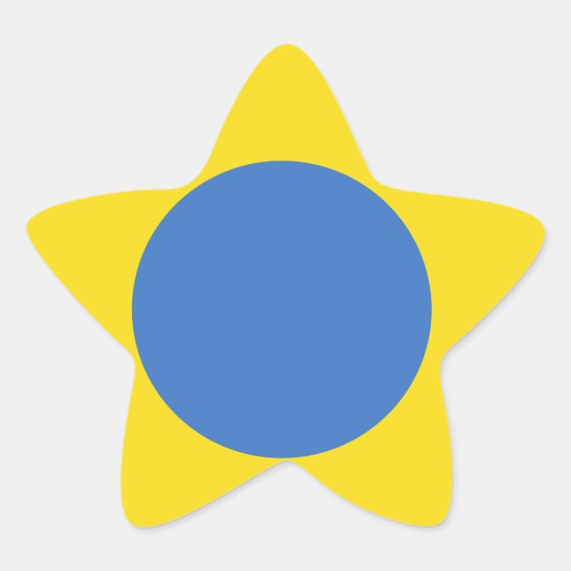 Ukraine Air Force Roundel Stern-Aufkleber (Vorderseite)