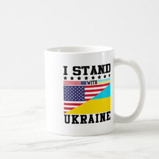 Ukraine American Pride Vintage Retro Ukrainian Fla Kaffeetasse