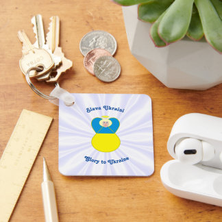 Ukraine Angel Slava Ukraine Ruhm an die Ukraine Schlüsselanhänger