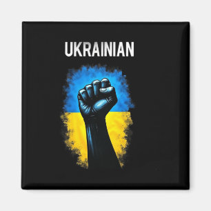 Ukraine-Armee-Flagge Trident-Symbol Power Grip Ukr Magnet