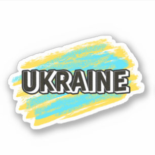 Ukraine Aufkleber