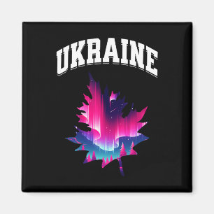 Ukraine Aurora Borealis Nordlicht Urlaub S Magnet