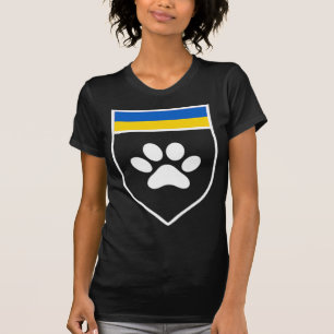 Ukraine Begleiterflagge Unterstützung ukrainische  T-Shirt
