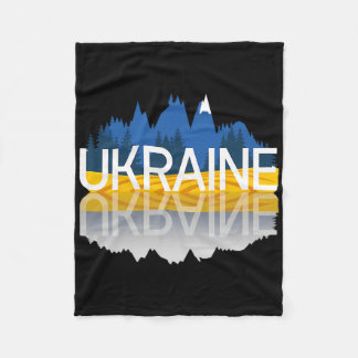 Ukraine Bergreflexionen Ukrainische Natur Souv Fleecedecke