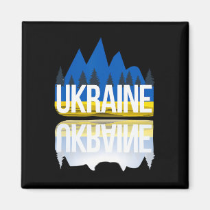 Ukraine Bergreflexionen Ukrainische Natur Souv Magnet