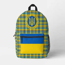Ukraine-Beutel, ukrainischer Fahne-Rucksack, Tryzu Bedruckter Rucksack