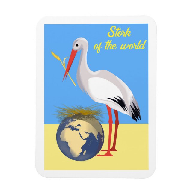 Ukraine "blau gelb" Frieden farbige Magnet Magnet (Vertikal)