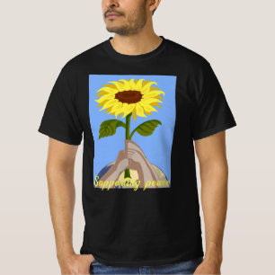 Ukraine "blau gelb" Friedenssonnenblume farbig T-Shirt