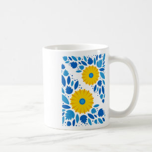 Ukraine Blau Und Gelb Aufkleber Kaffeetasse