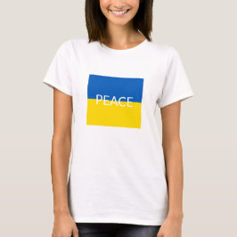 Ukraine - Blaue gelbe Textzeiche T-Shirt