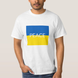 Ukraine - Blaue gelbe Textzeiche T-Shirt