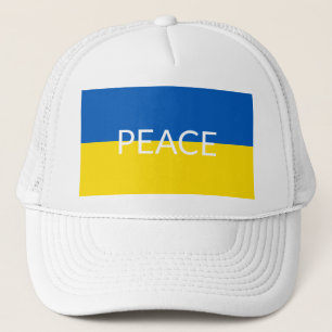Ukraine - Blaue gelbe Textzeiche Truckerkappe