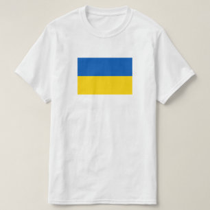 Ukraine Blauer und Gelbe Fahne T-Shirt