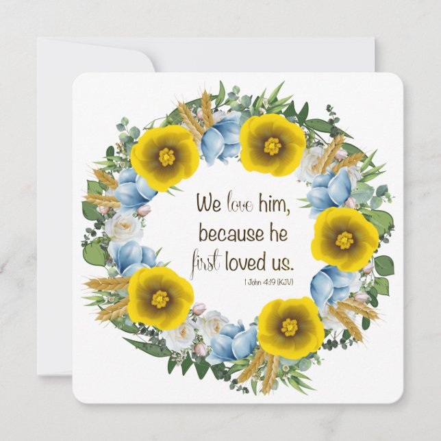 Ukraine Blume des ukrainischen Friedens Hoffnung (Vorderseite)