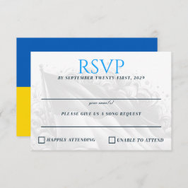 Ukraine Couple RSVP Karte