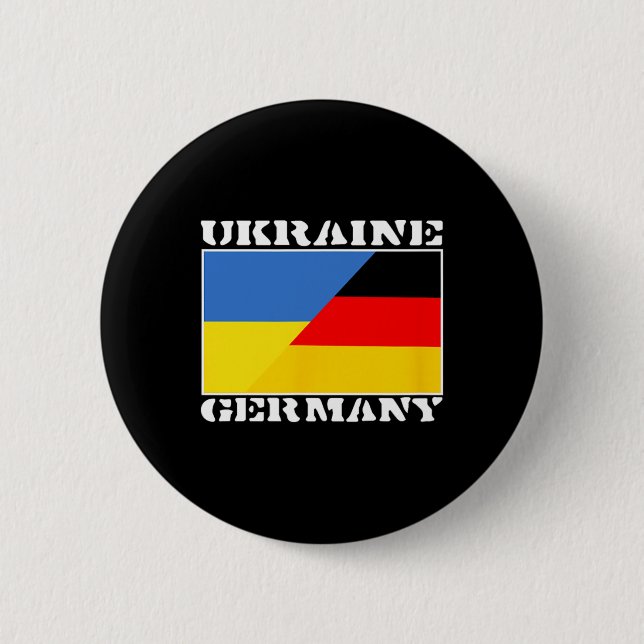 Ukraine Deutschland  Button (Vorderseite)