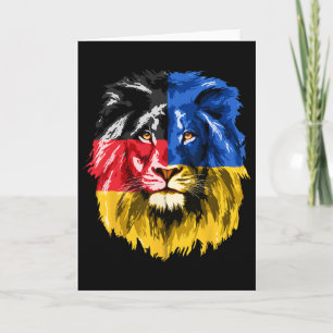 Ukraine Deutschland Flagge Löwe Deutschland Ukrain Karte