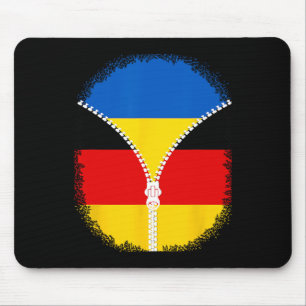 Ukraine Deutschland Flagge Ukrainisch Deutsche Rei Mousepad