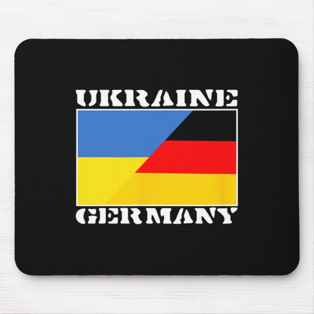 Ukraine Deutschland  Mousepad (Vorne)