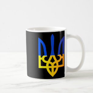 Ukraine Dreizack Nationales Symbol Ukrainische Fla Kaffeetasse