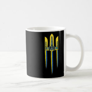 Ukraine Dreizack Tryzub Symbol Wappen Ukrainisches Kaffeetasse